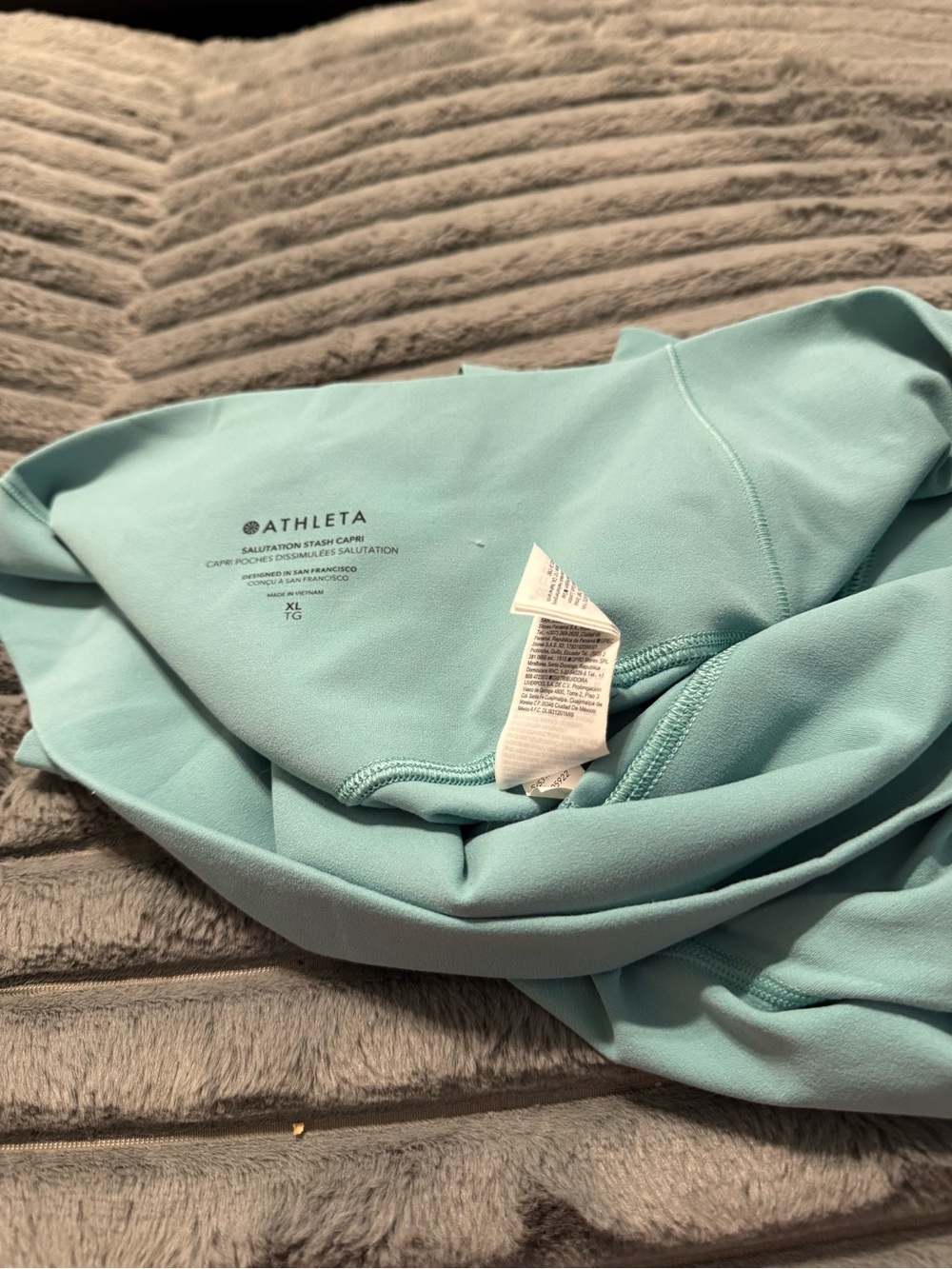 Athleta Teal-Blue Performance Leggings